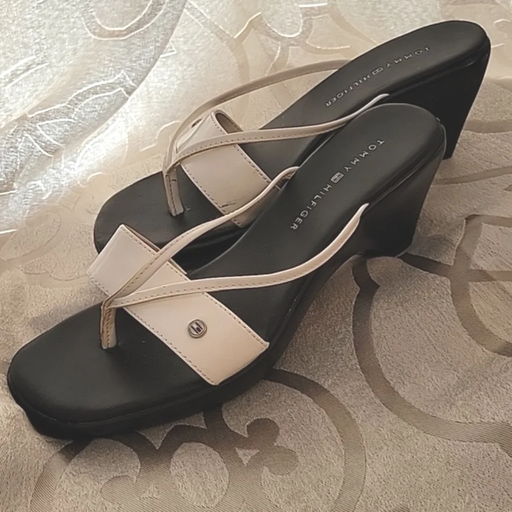 Tommy Hilfiger Strappy Wedge Slip-ons